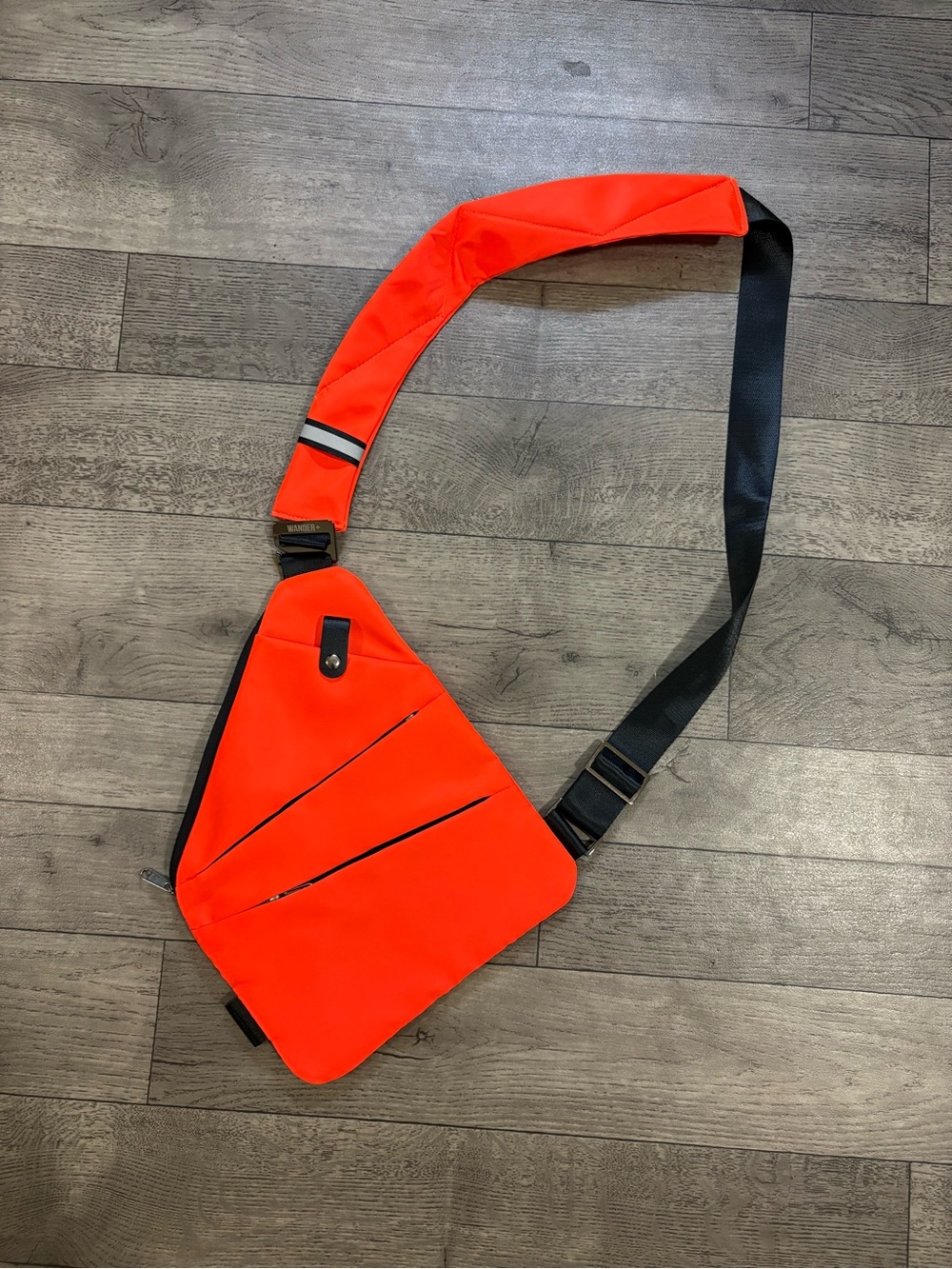 Wander Neon Orange Crossbody Sling Bag